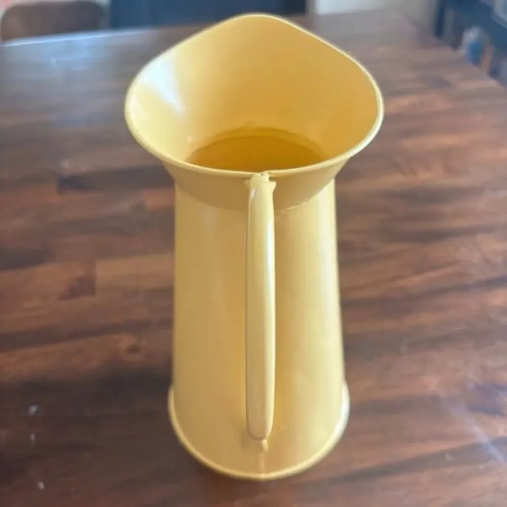 Yellow Metal Pitcher